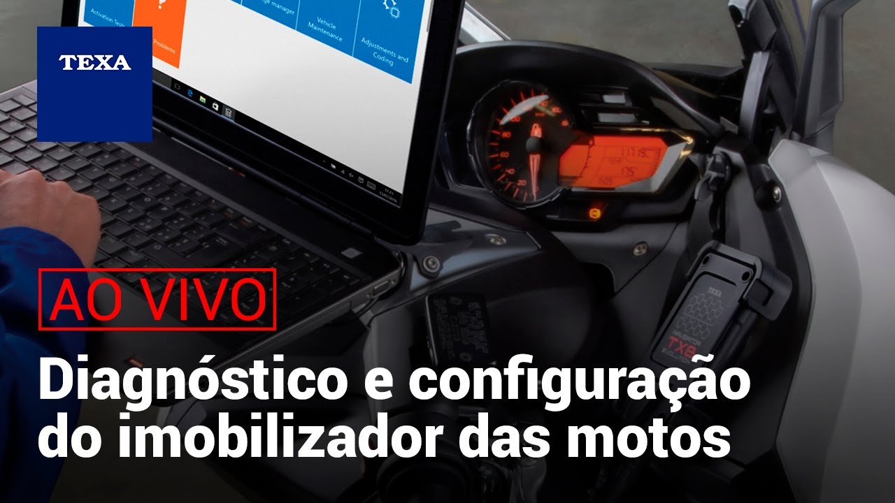 LIVE - Diagnóstico e configurações do imobilizador das motos