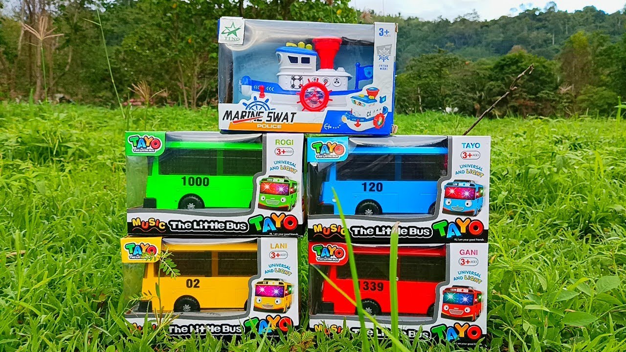 Unboxing Mainan Tayo the Little Bus, Mainan Tayo, Mainan Kapal Laut