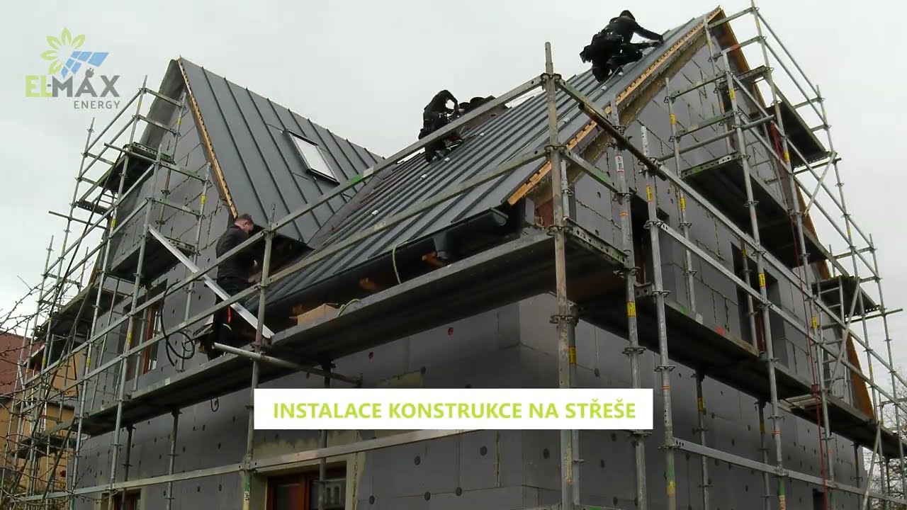 Montáž FVE v Horní Suché (Moravskoslezský raj) 9,45 kWp + bateriové úložiště 14,4 kWh