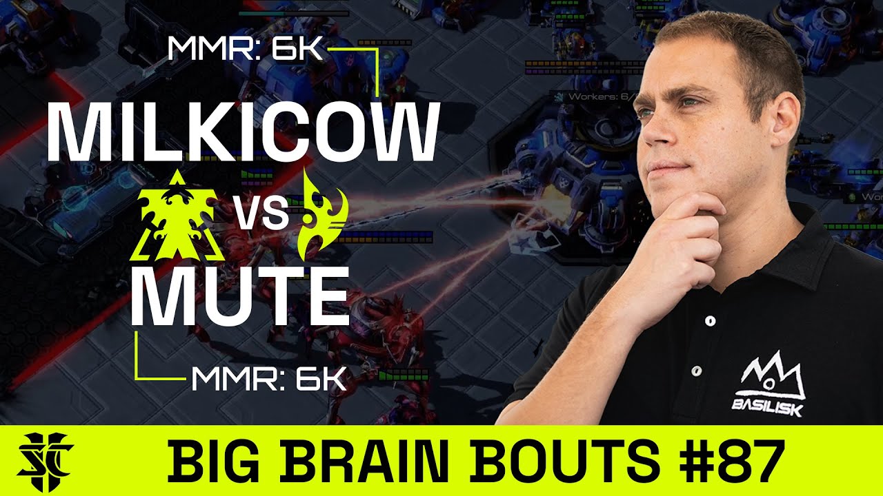 MilkiCow VS Mute | BASILISK Big Brain Bouts #87 | Starcraft 2