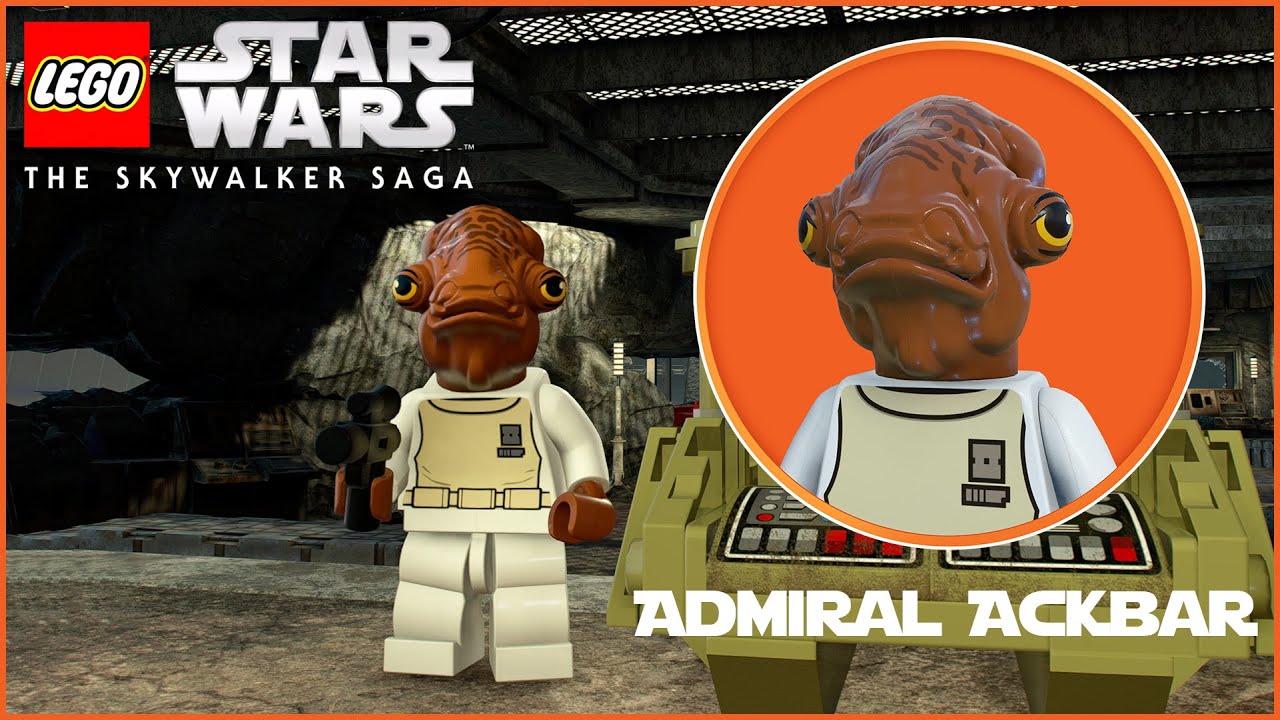 LEGO Star Wars The Skywalker Saga Admiral Ackbar Unlock and Gameplay