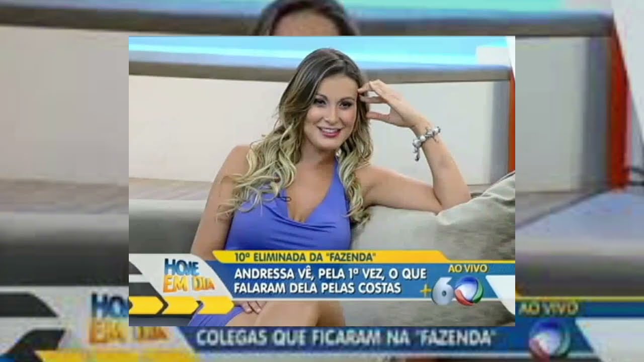 Andressa Urach no Hoje em Dia