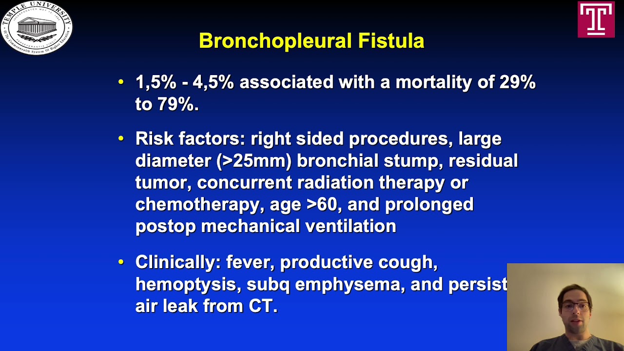 Post Pneumonectomy Complications a quick overview.