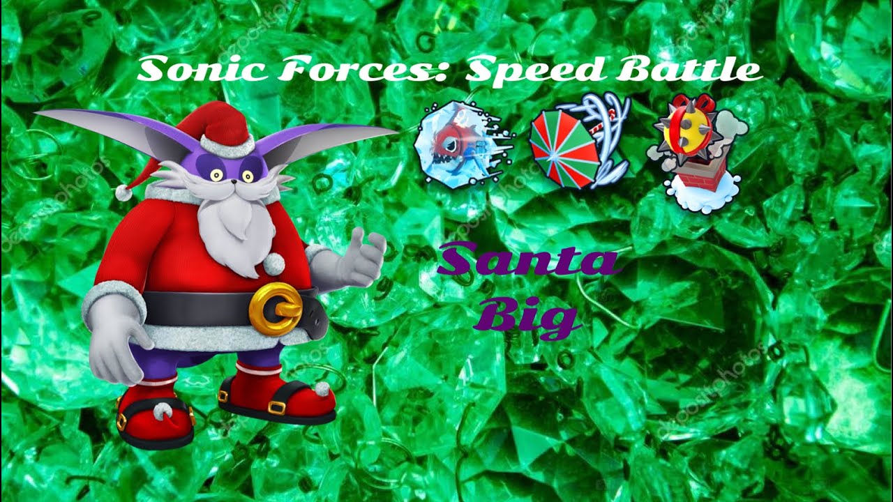 Sonic Forces: Speed Battle Gameplay (Santa Big)
