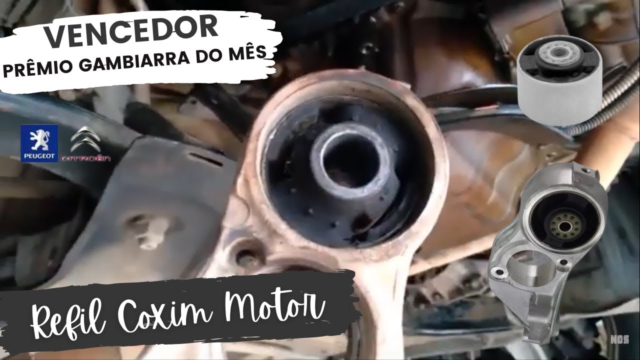 Chama a Nasa! Bucha Refil do Coxim do Motor • Peugeot 307