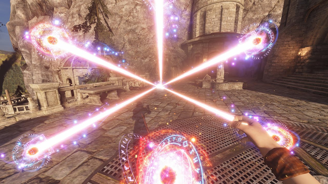 Beating Enemies With ARCANA & STAVES | Blade & Sorcery | #bladeandsorcery #gaming #vr #quest3