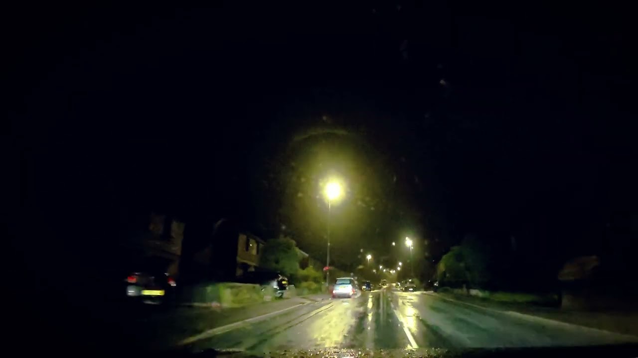 Cruise With Me - Taking on water - Raining & in the car ASMR - Ambient vibe / Rossendale by night