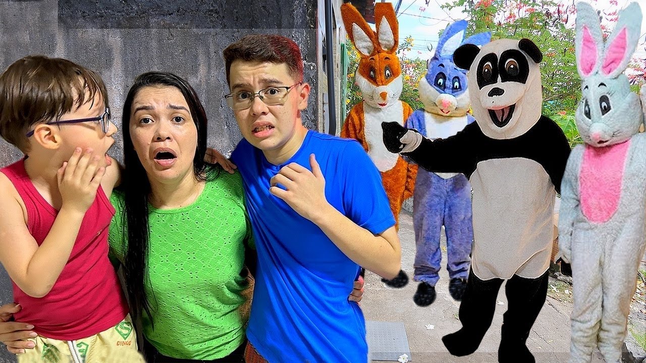 O COELHO MALVADÃO E O URSO MALVADEZA INVADIU A CASA LEVOU MEU IRMÃOZINHO COM AJUDA DOS COELHÕES