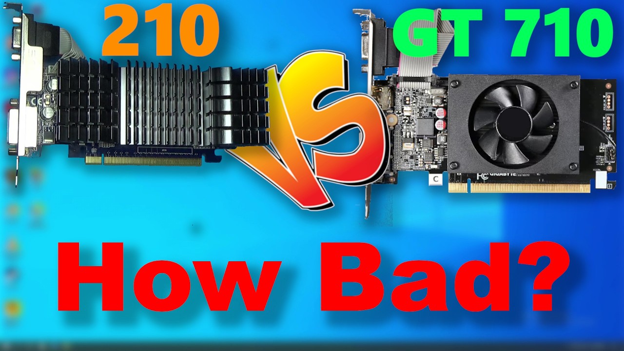 How bad can it be!? Geforce 210 vs GT 710 + Intel HD Tripple Comparison