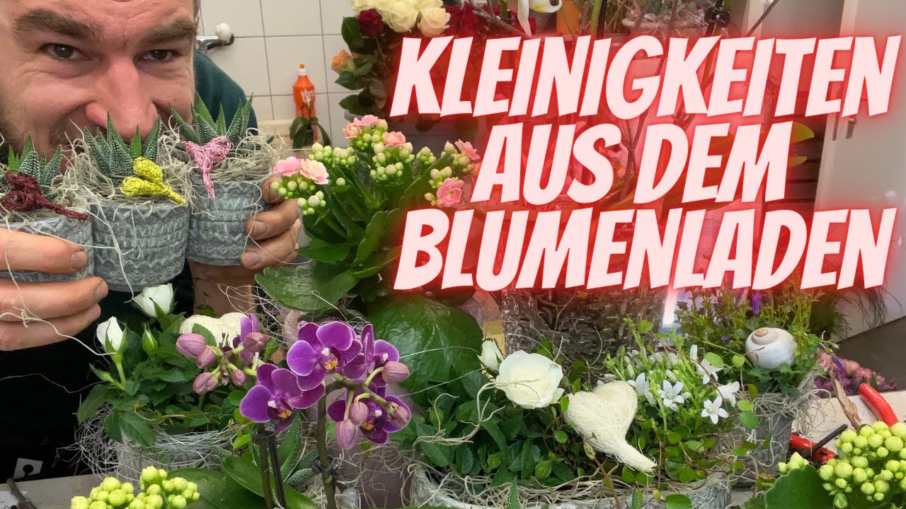 Kleine Ideen was mit Blumen kreieret werden kann - Deko Inspirationen mit dem Blumenmann