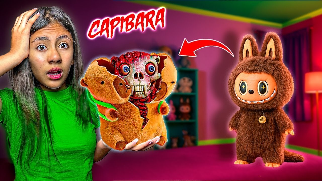 MI LABUBU DESTROZA LA COLECCION DE CAPIBARAS DE @PrincesaVale 😨