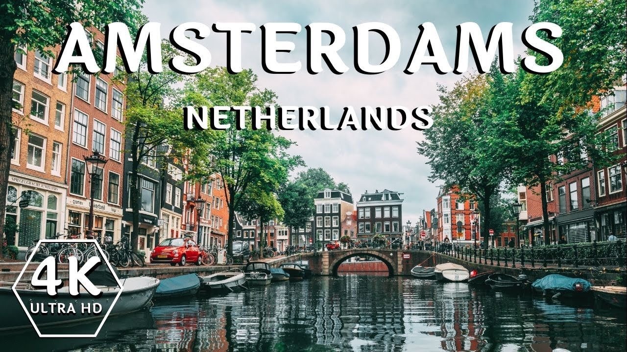 Amsterdam Capital of Netherlands | Amsterdam Drone Footage | 4K UHD