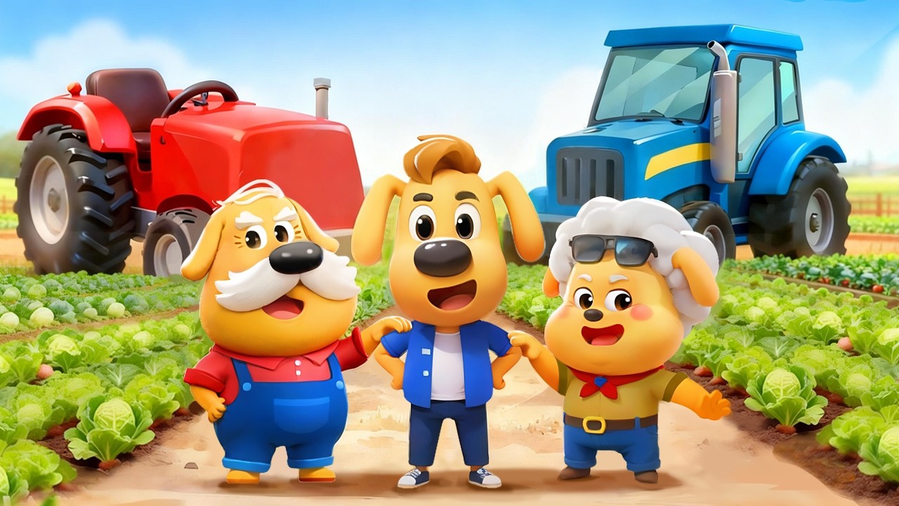 Vamos a la Granja 🥭 Dibujos Animados 🔍Sheriff Labrador en Español
