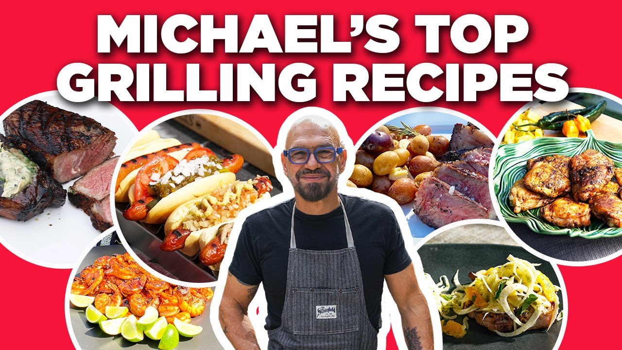 Michael Symon's Top Grilling Recipe Videos | Symon Dinner's Cooking Out | Food Network
