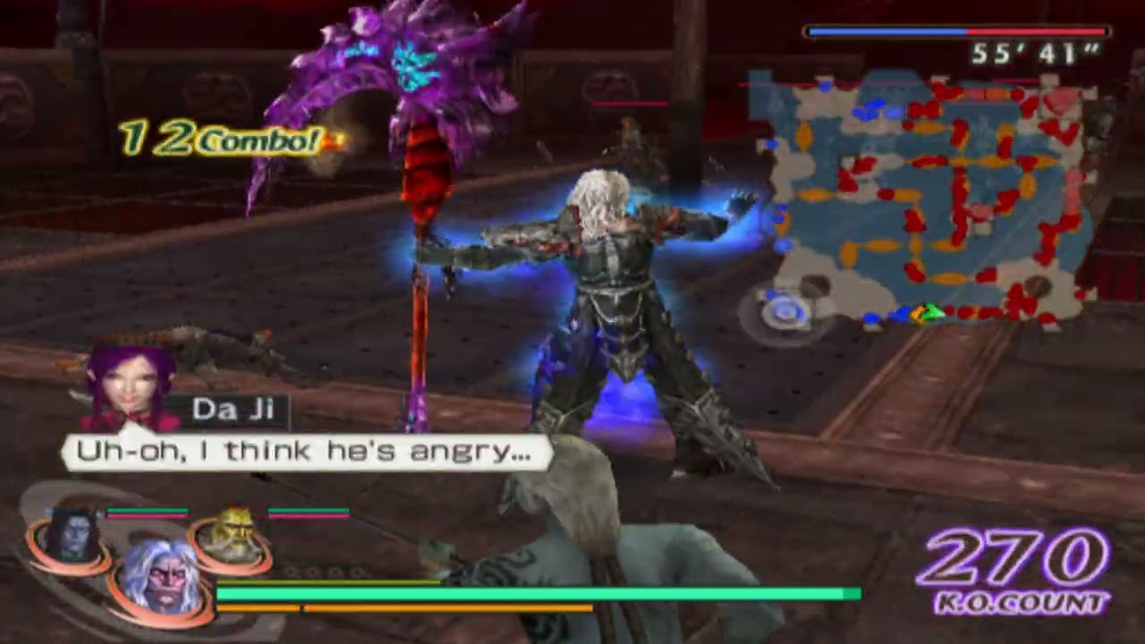 Warriors Orochi 2. Orochi X, Orochi, Kiyomori Taira. Battle of the Hinokawa. Chaos Gameplay.