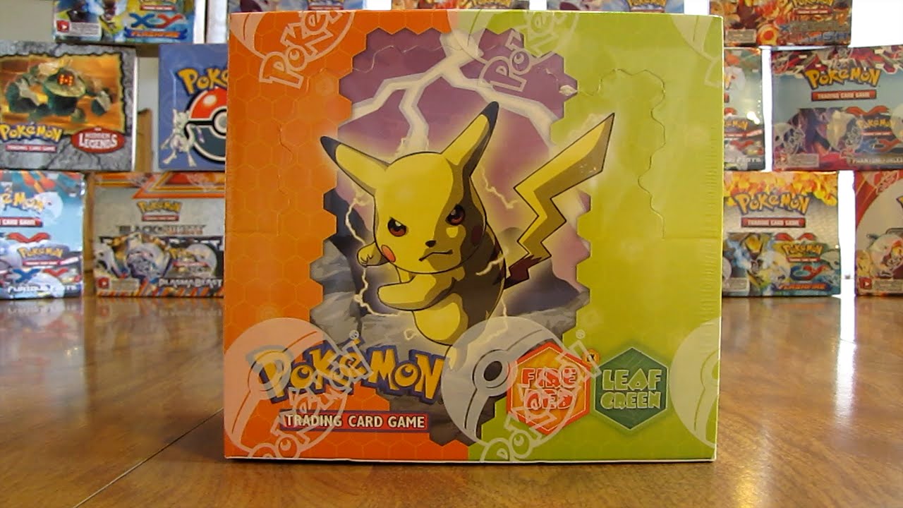 Pokemon EX FireRed LeafGreen Booster Box Opening Pt. 1