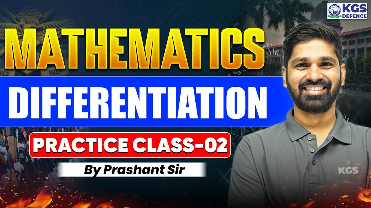 for All Defence Exams | Mathematics Differentiation Practice Class 2 | Maths Prashant Sir