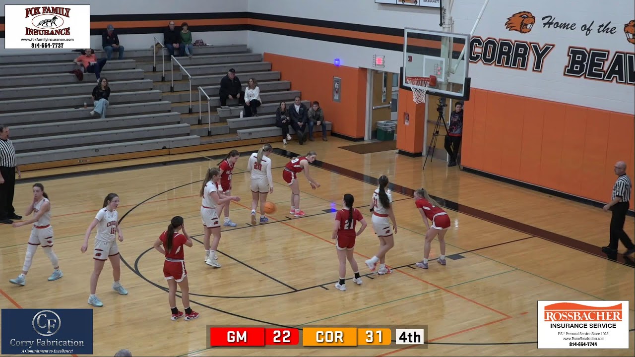 Girls Basketball: Corry Beavers vs General McLane Lancers