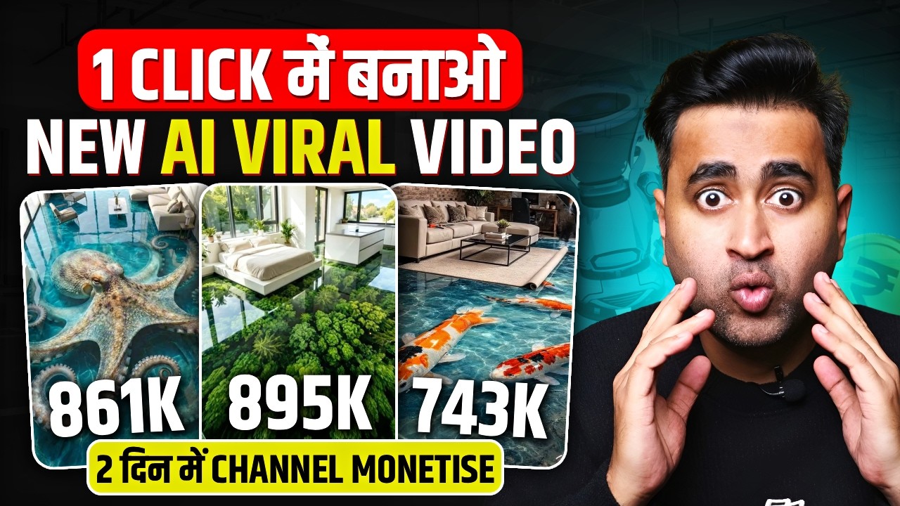 Viral AI Floor Transformation Tutorial FREE 😱 | AI Video Kaise Banaye 2026