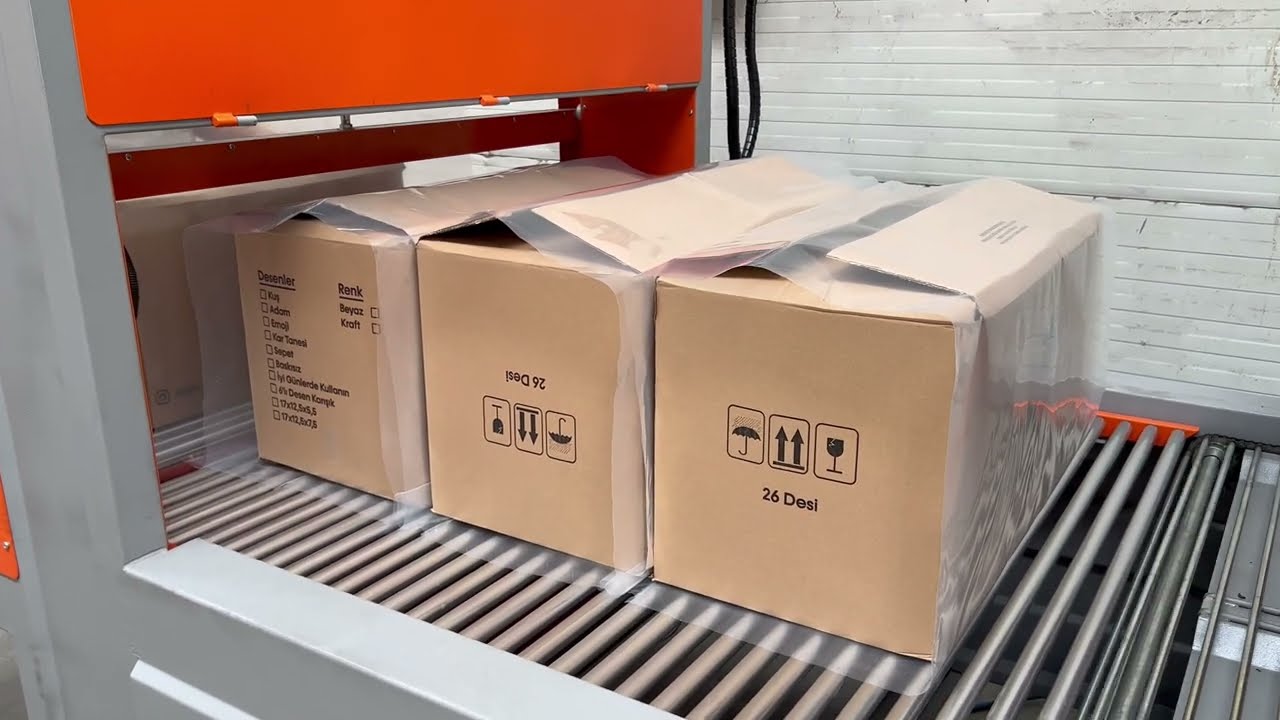 KONESMAK MUKAVVA KUTU KOLİ ŞHRİNK AMBALAJ MAKİNASI