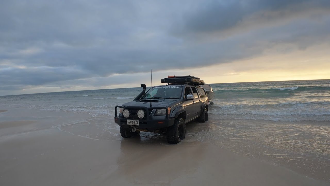 Beach Camping the Yorke Peninsula (Flooded Boat and Bogged Car)