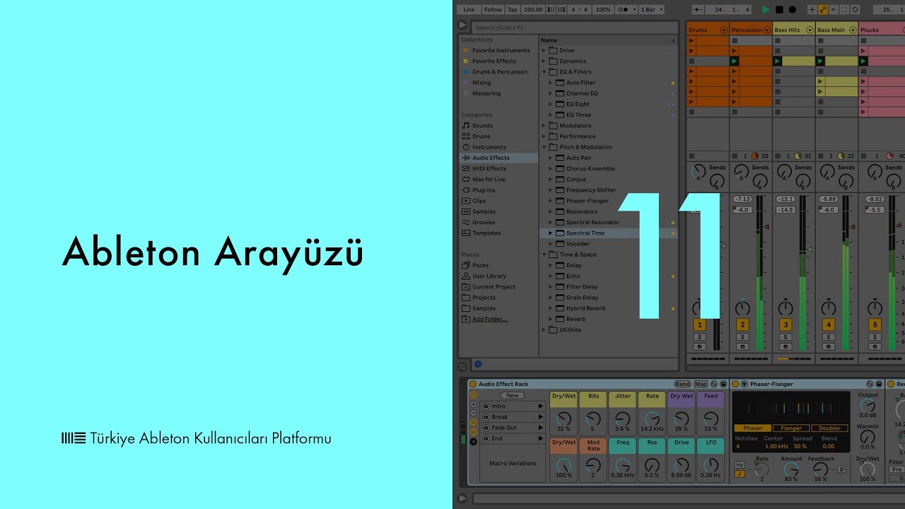 Ders 1: Ableton Live 11 Arayüzü