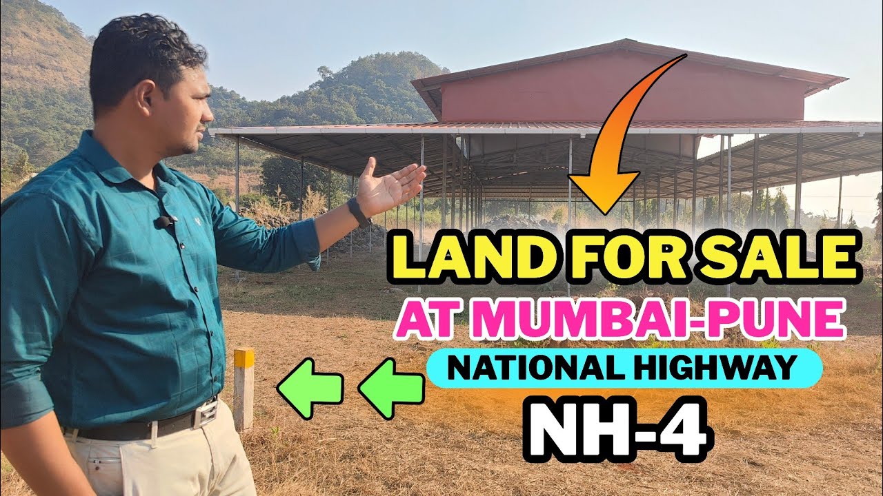 😱Mumbai–Pune Highway पर Land For Sale 🏞️ | 100% Title Clear Property🔥