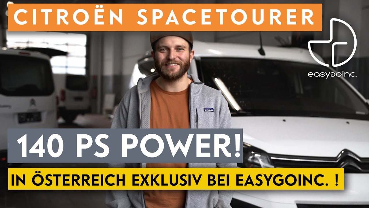 Citroen Spacetourer mit 140PS Automatik – in Österreich nur bei easygoinc.!