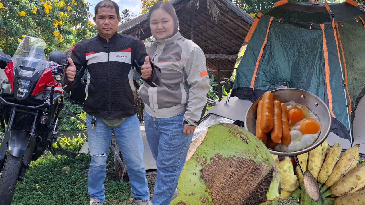 นอนลานกางเต็นท์สมบัติเจ้าคุณปู่เที่ยวตลาดโอ๊ะป่อยสวนผึ้งราชบุรี