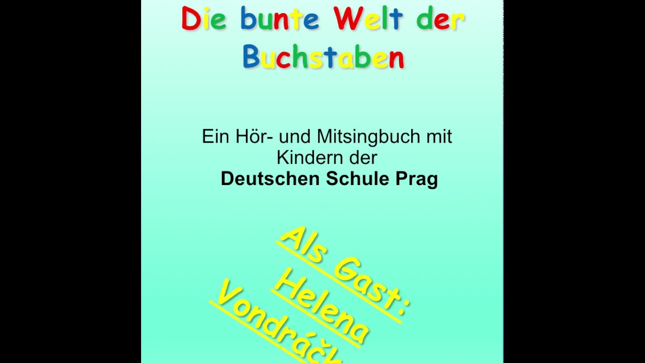 Die bunte Welt der Buchstaben