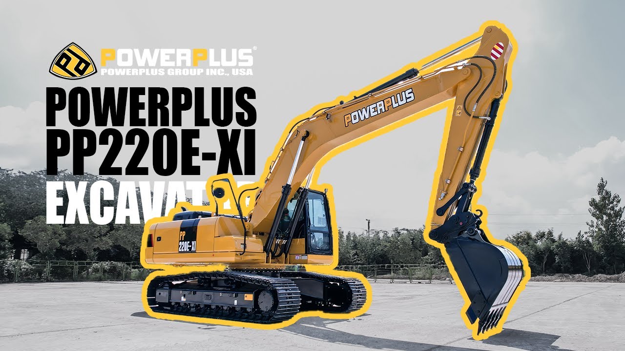 POWERPLUS PP220E-XI Excavator