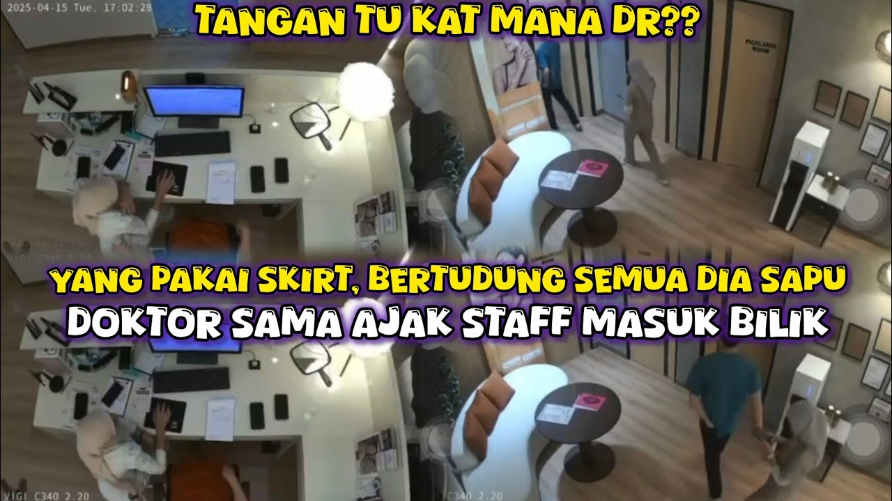 DOKTOR KANTOI CUR4NG ISTERI ORANG, PEGANG MESRA & AJAK STAFF BERTUDUNG MASUK BILIK