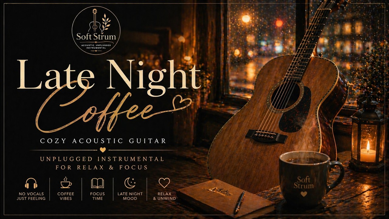 Late Night Coffee | Acoustic Unplugged Instrumental | Cozy & Chill Guitar