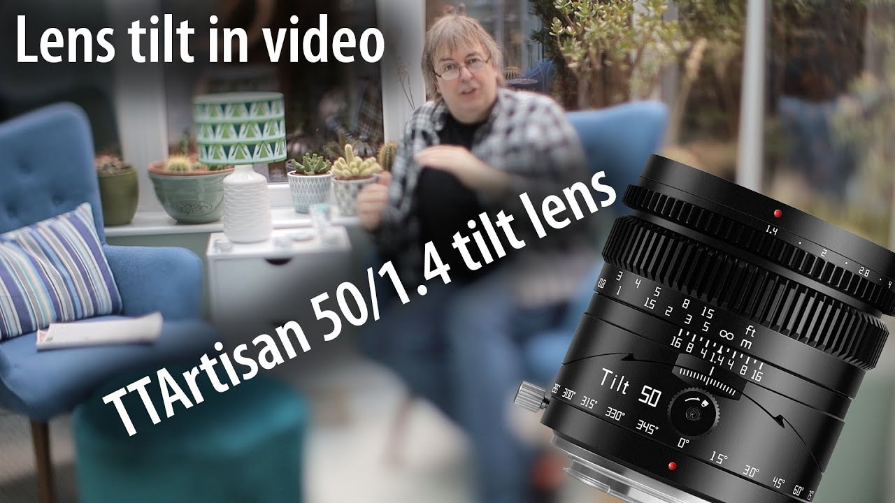 Lens tilt in video. TTArtisan 50mm F1.4 tilt lens. Placing the field of focus where you want it