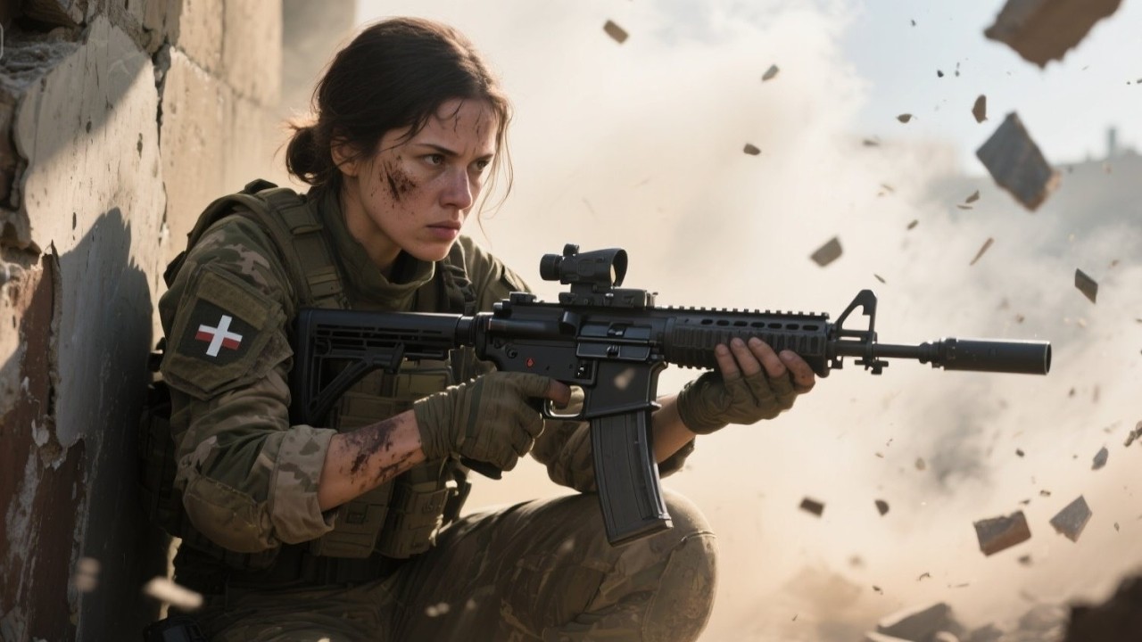 He Thought She Was Only a Medic — Then She Lifted the Rifle and Shifted the War in Seconds.