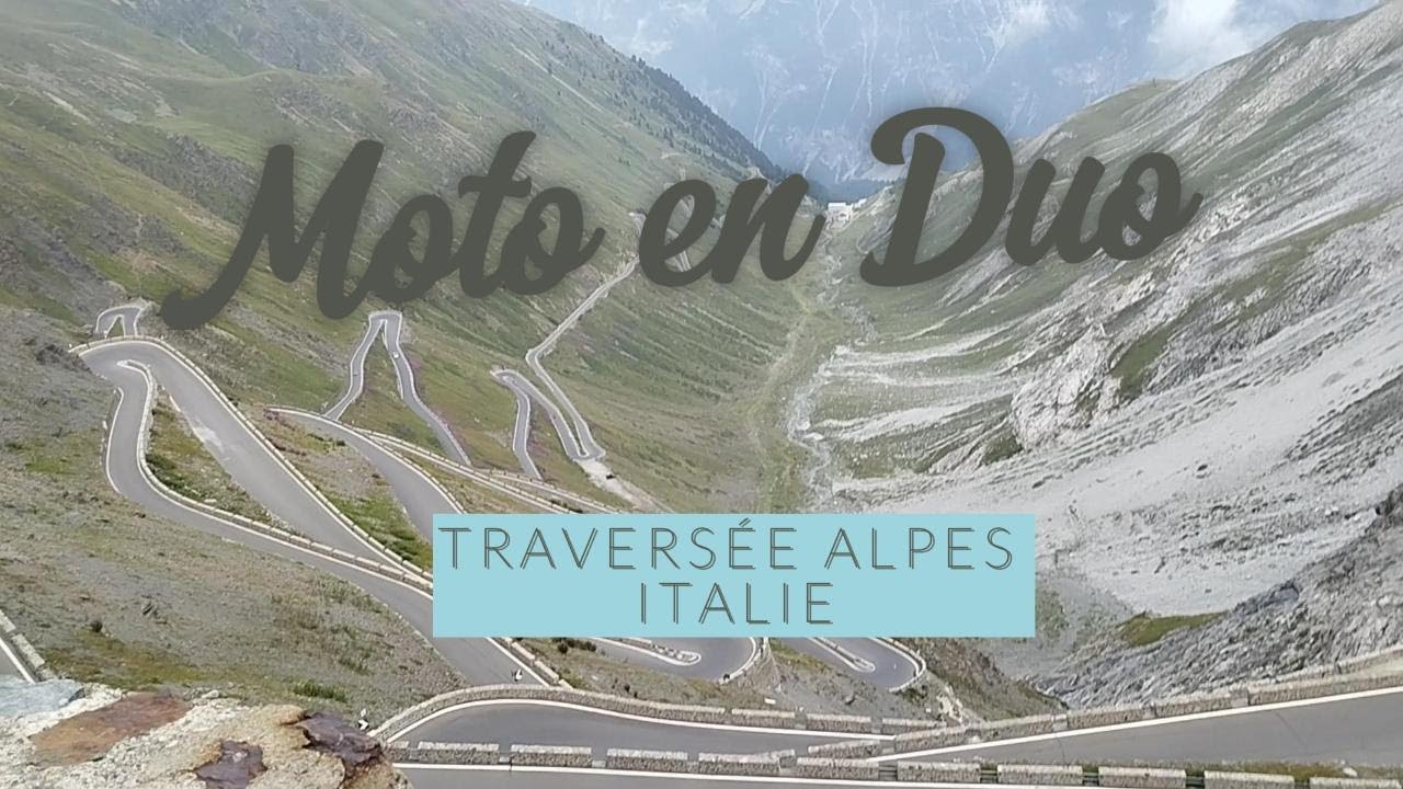 On a traversé les Alpes (Italie) à moto ! #astucemoto #moto #voyagemoto #motoenduo