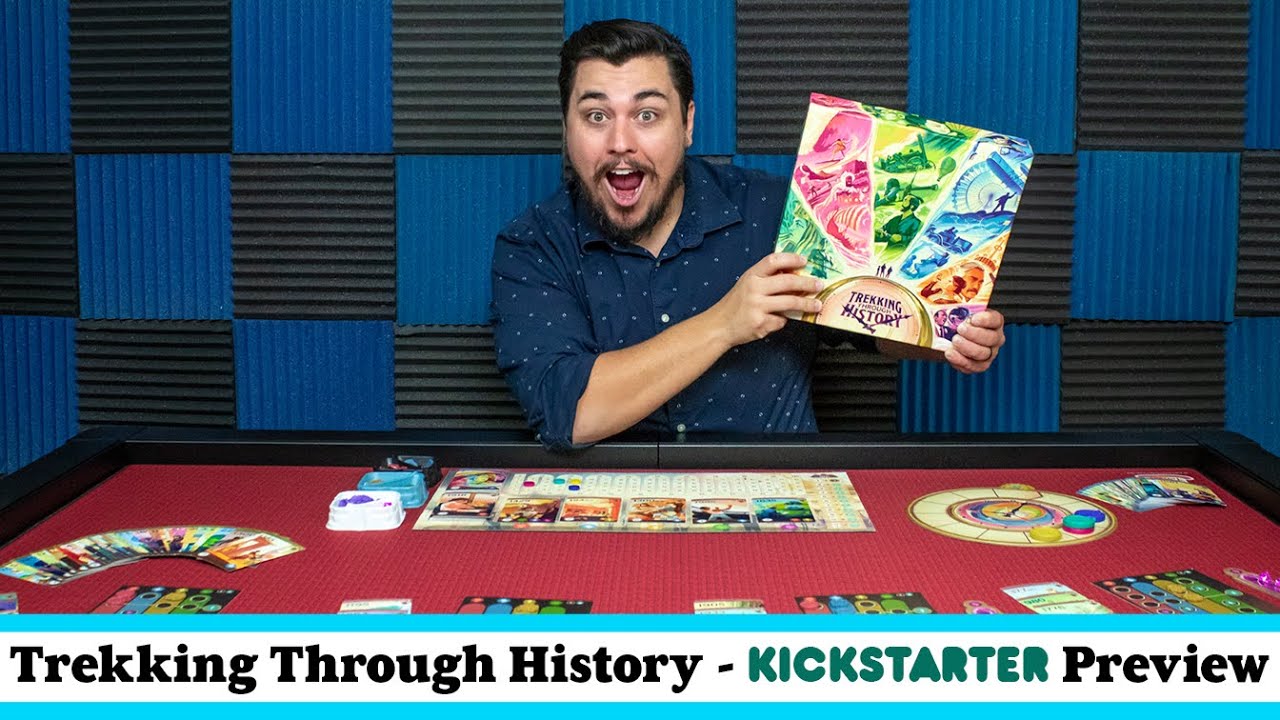 Trekking Through History - Kickstarter Preview (Board Game)