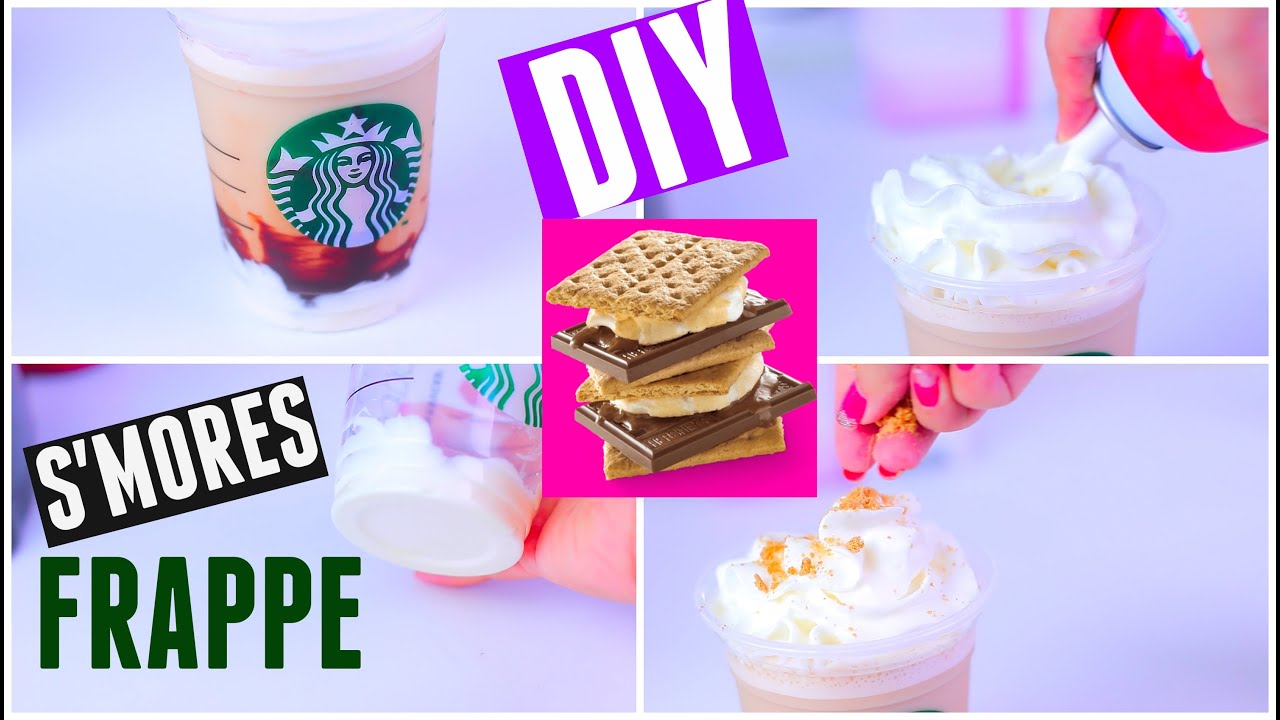 DIY Starbucks S'mores Frappuccino Drink New 2015 | Smores