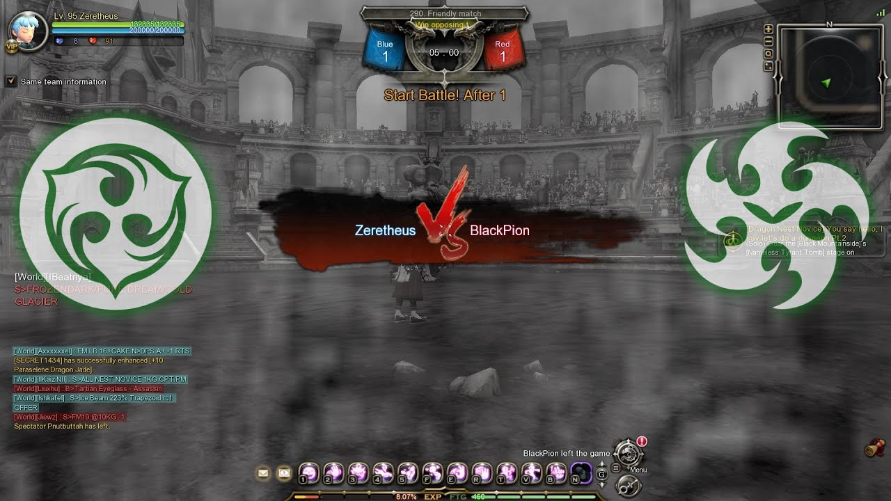 Light Fury vs Raven ft youtuber LightZell Gaming | KOF | Dragon Nest SEA