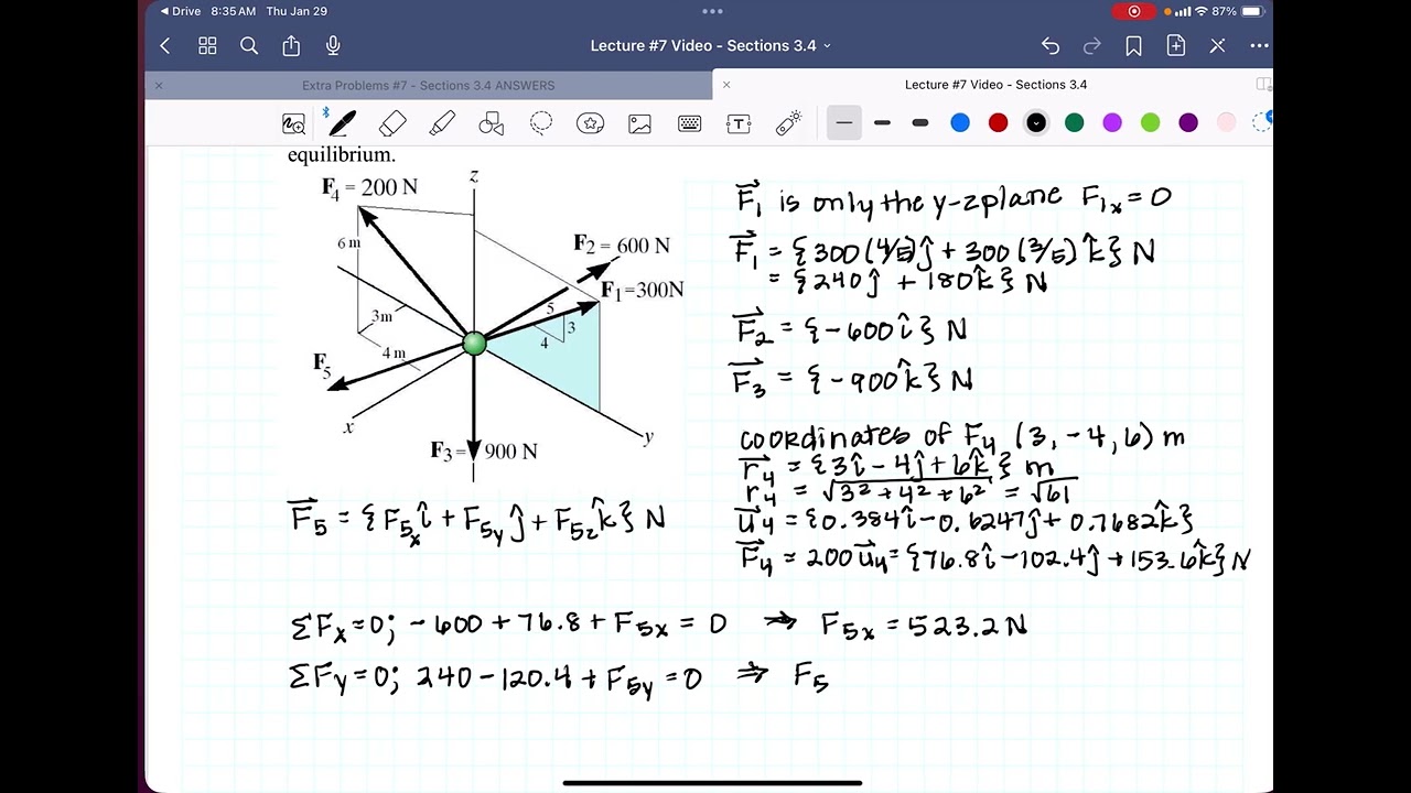 Lecture #7 Video - Sections 3.4