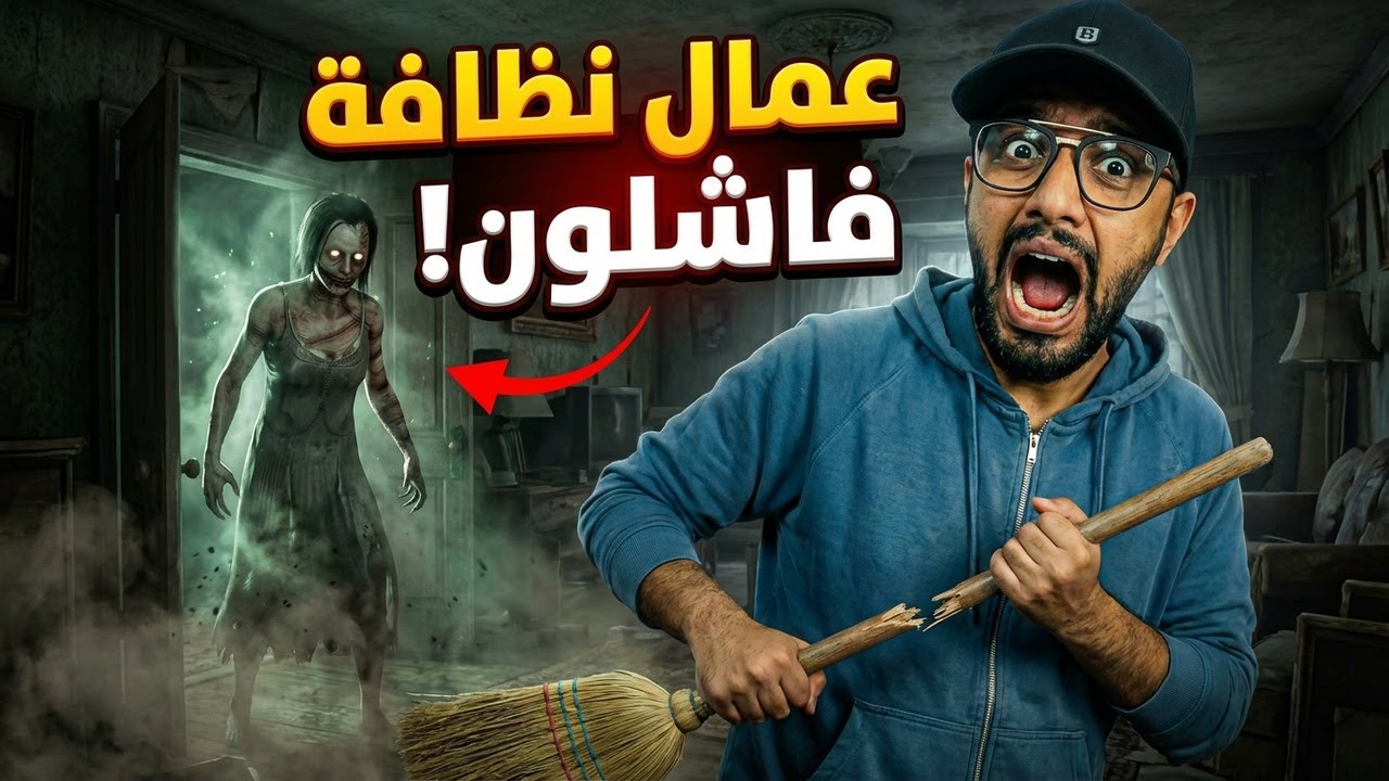 أسوأ عمال نظافة بيت أشباح في التاريخ! ( أجبت العيد في اخويا ) 🔥