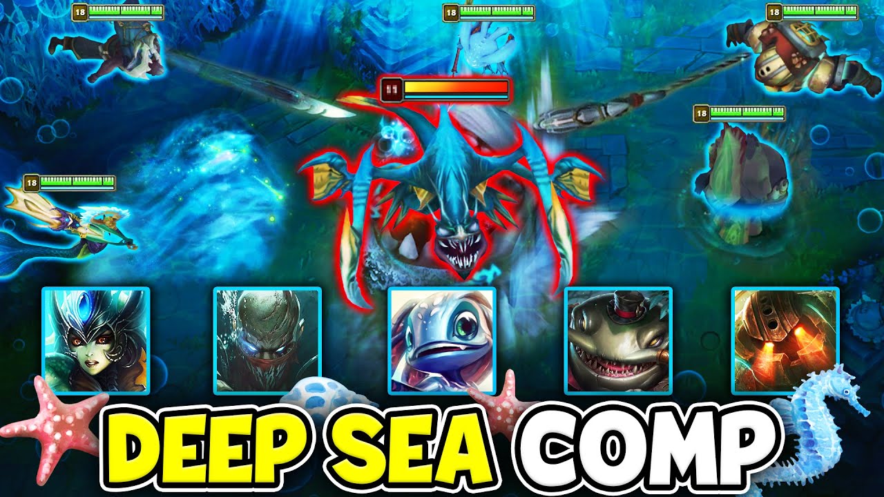 WE TURNED SUMMONER'S RIFT INTO A LITERAL OCEAN! (THE DEEP SEA COMP)