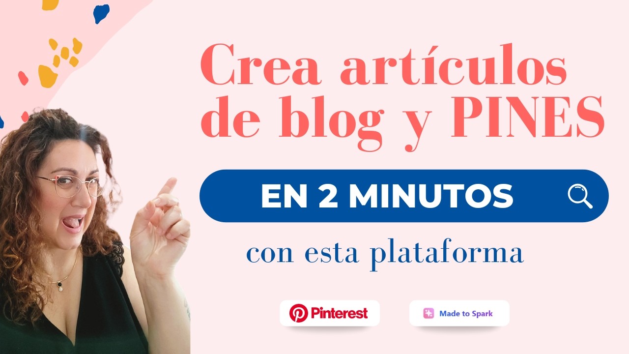 ¿Cuánto tiempo pierdes creando Pines de Pinterest y artículos para tu blog? MadeSpark lo resuelve