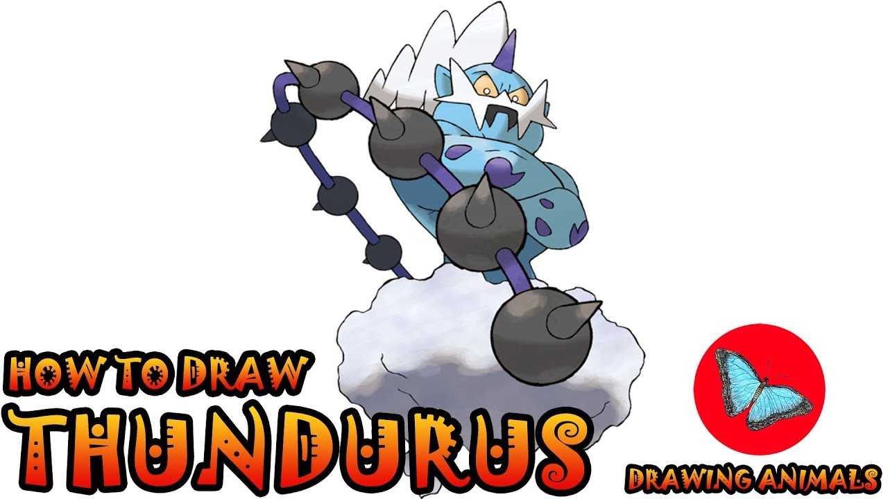 How To Draw Thundurus Pokemon | Drawing Animals