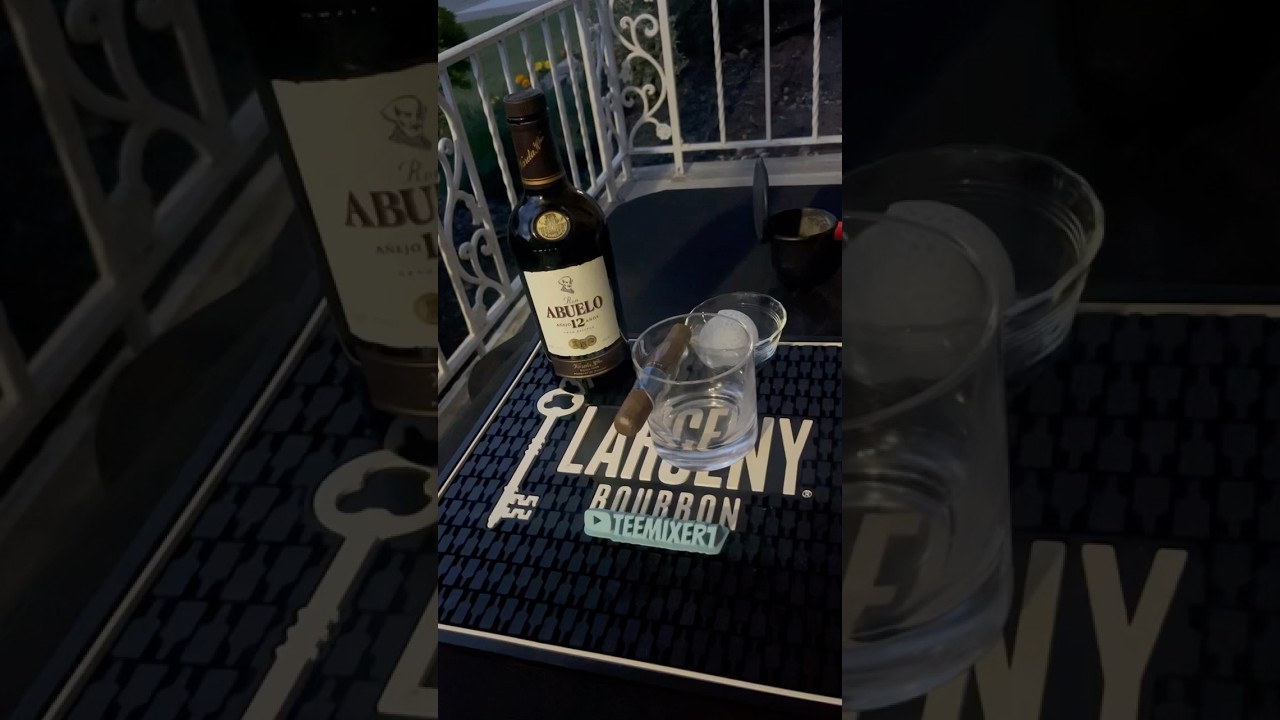 Ron Abuelo 12yr rum#Viral #Rum #Drink #cigar #fyp