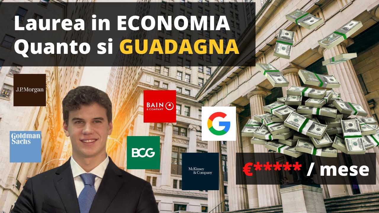 Laurea in ECONOMIA - quanto si GUADAGNA? [stipendi entry level]