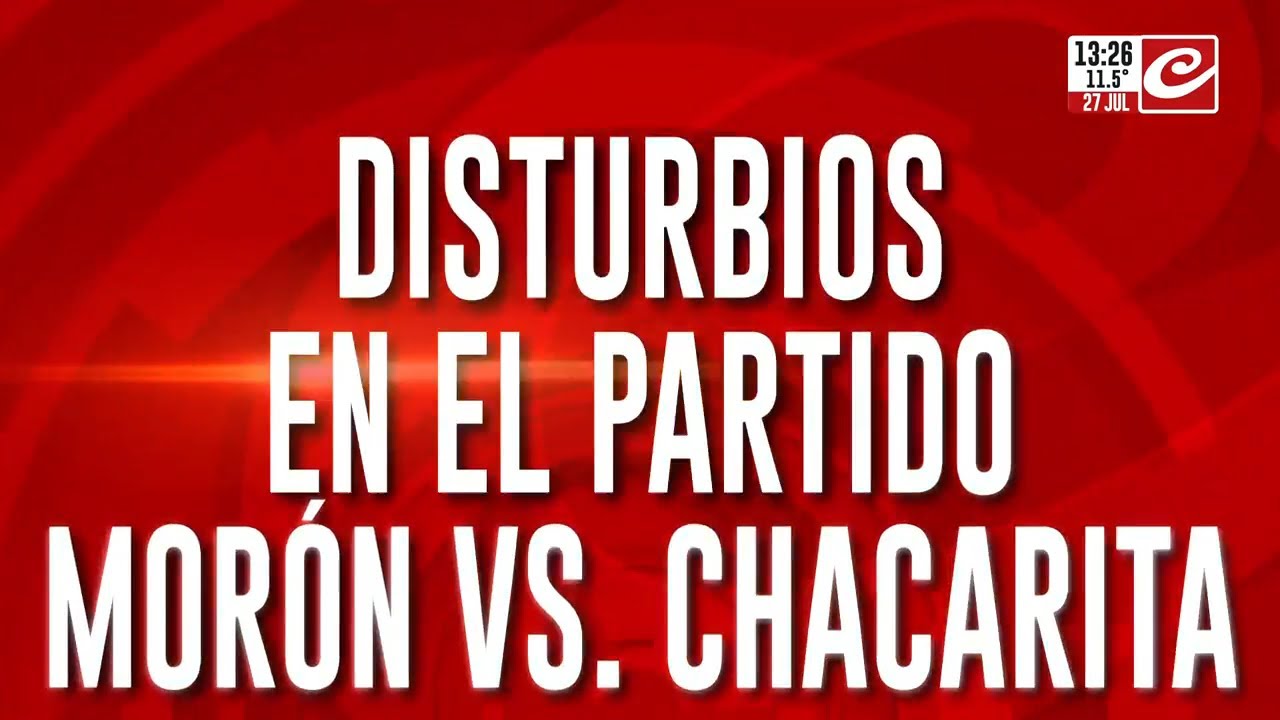 Disturbios en el partido Mor&oacute;n vs Chacarita: habla un socio que grabo todo