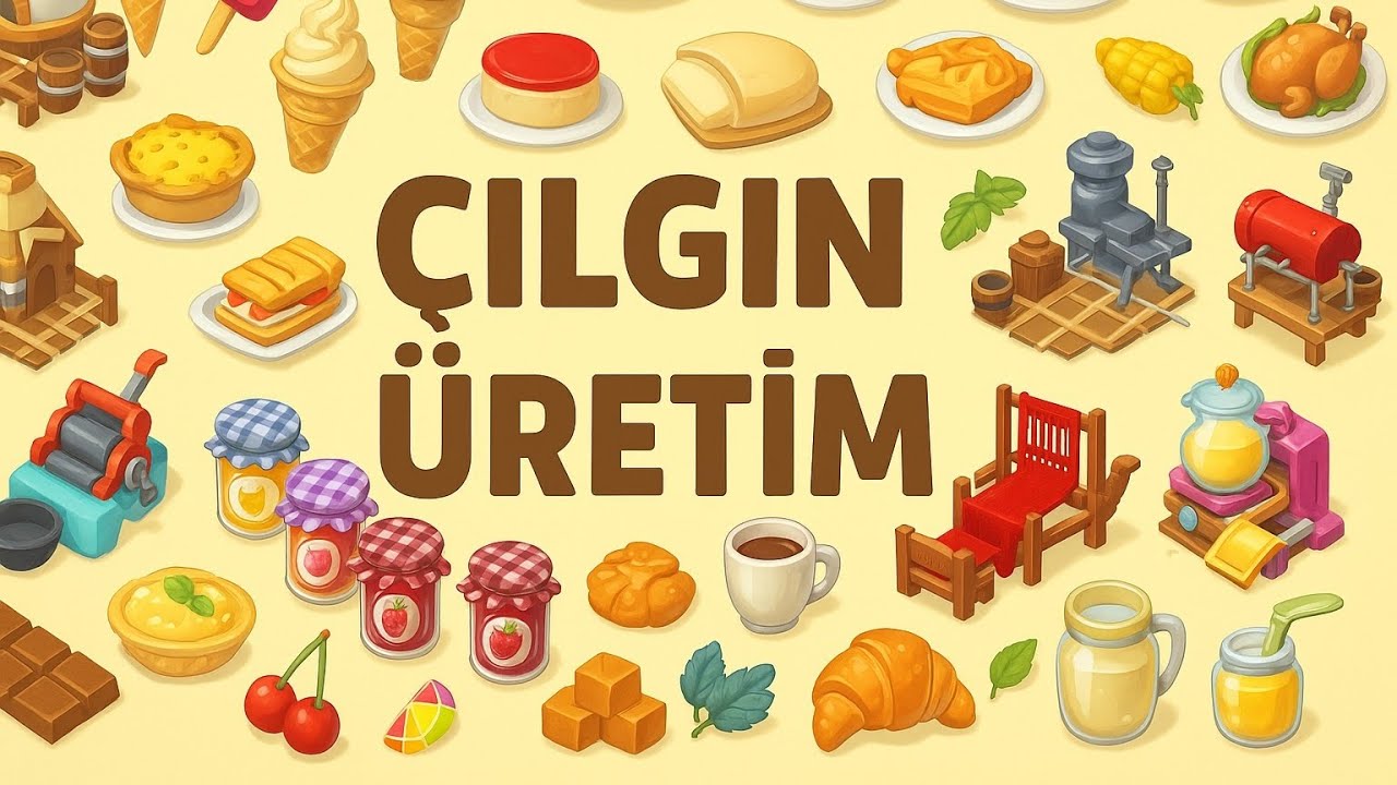 7 HESAPTAN ÜRETİM! 😮‍💨 (Hay Day Çiftlik) #hayday 