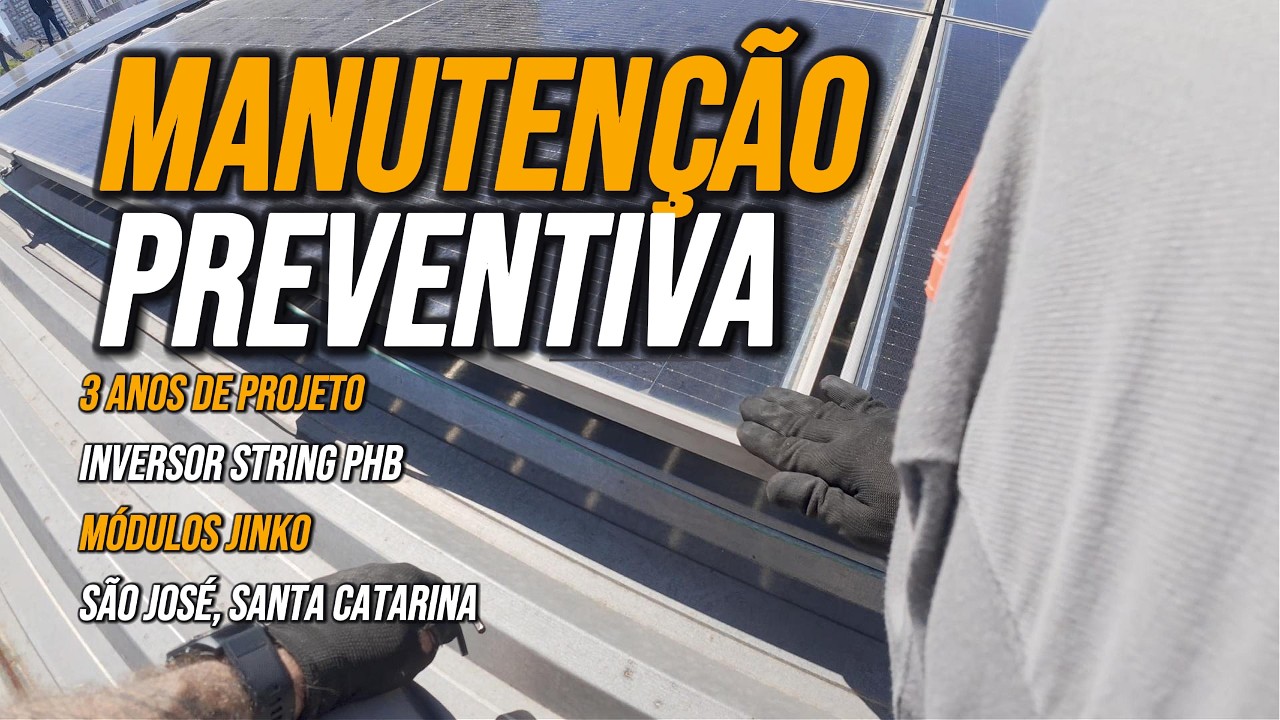 Limpeza e Manutenção de Usina Solar Comercial Passo a Passo #energiasolar #manutenção #oem