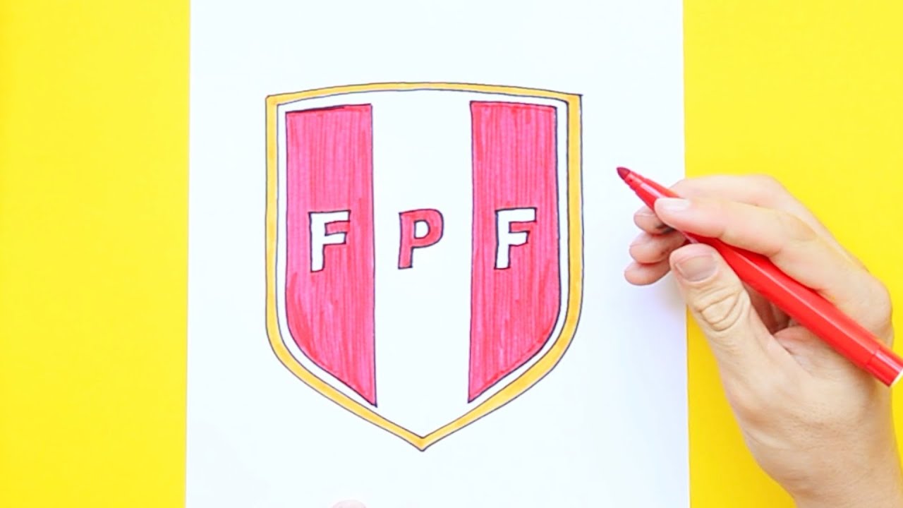 How to draw Peru National Football Team Logo